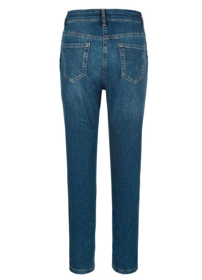 Jeans met een trendy wassing 