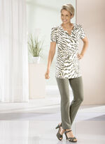 Lang shirt met subtiele ruches 