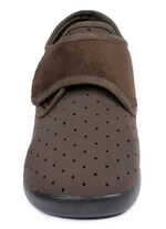 Aerosoft® Flex stretch klittenbandpantoffels van Jürgen Hirsch® BRUIN