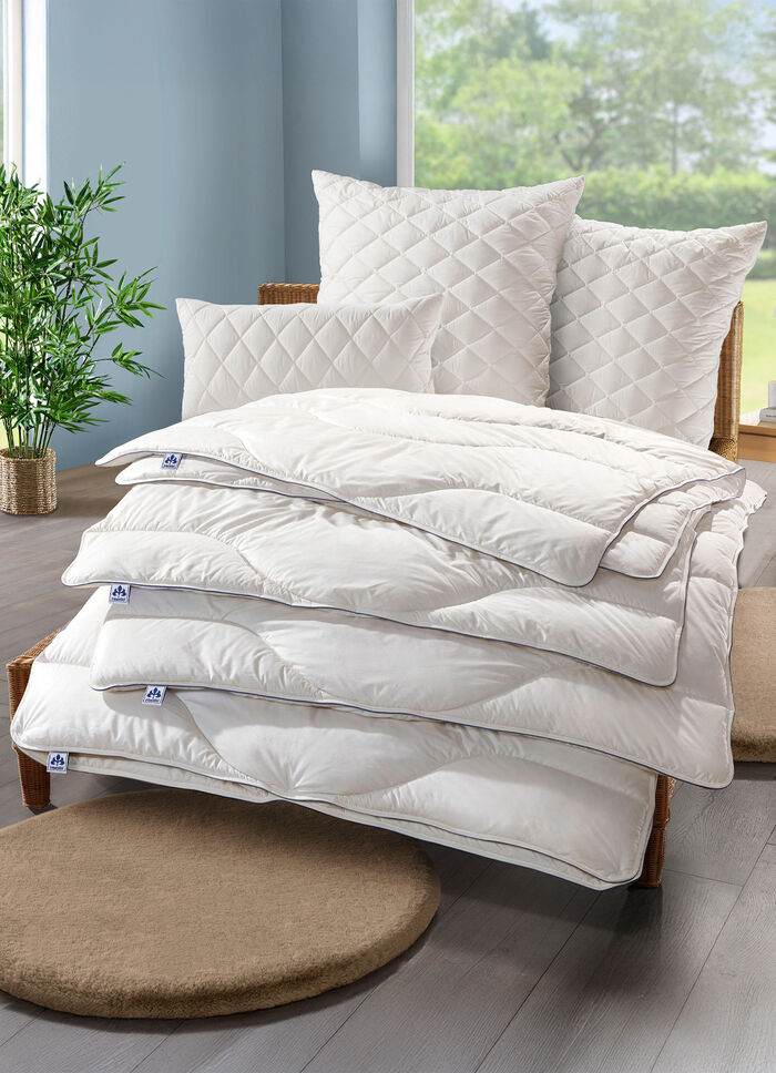 Irisette beddingserie met kapokvezels WIT