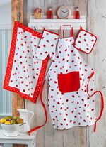 Keukenfornuis met lieveheersbeestje- en paddenstoelmotieven 