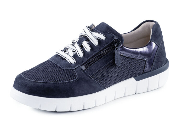 ELENA EDEN sneakers gemaakt van suède en luchtig textielmateriaal MARIENE