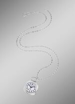 Radiogestuurde hangklok met spreektijdaankondiging met &eacute;&eacute;n druk op de knop 