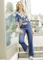 Jeans met modieuze zakken aan de voorkant DENIM BLAUW