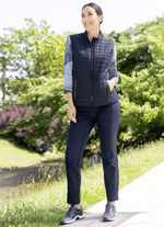 Gewatteerd vest met lichte vulling 