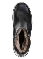 ELENA EDEN, gevoerde dames enkellaarsjes, winterschoenen, breedte H, met lamsvacht 