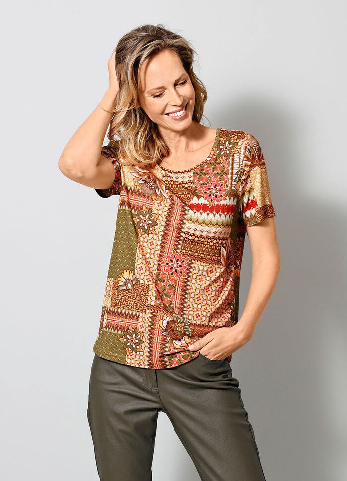 Overhemd met patchlook 