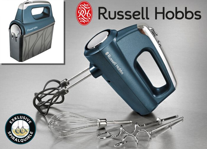 Russell Hobbs handmixer met spiraalvormige kloppers 