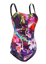 Laurina badpak met afneembare bandjes en half korset 