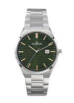 Dugena quartz herenhorloge met roestvrijstalen bandkast 