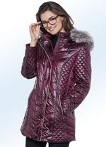 Jas met witte contrasterende biezen BORDEAUX