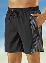 Zwemshort met zijzakken, microvezel 