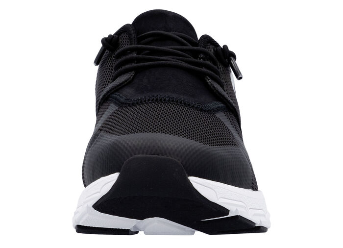 Rieker sneaker gemaakt van gedeeltelijk gecoat mesh-materiaal SCHWARZ