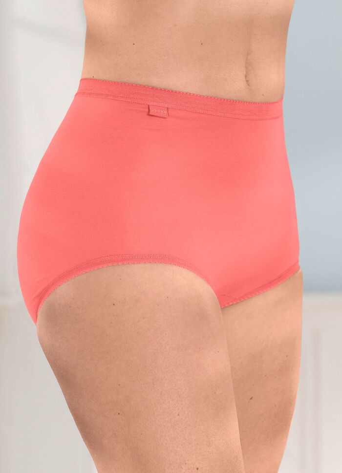 Sloggi vierpack slips met elastische boorden 