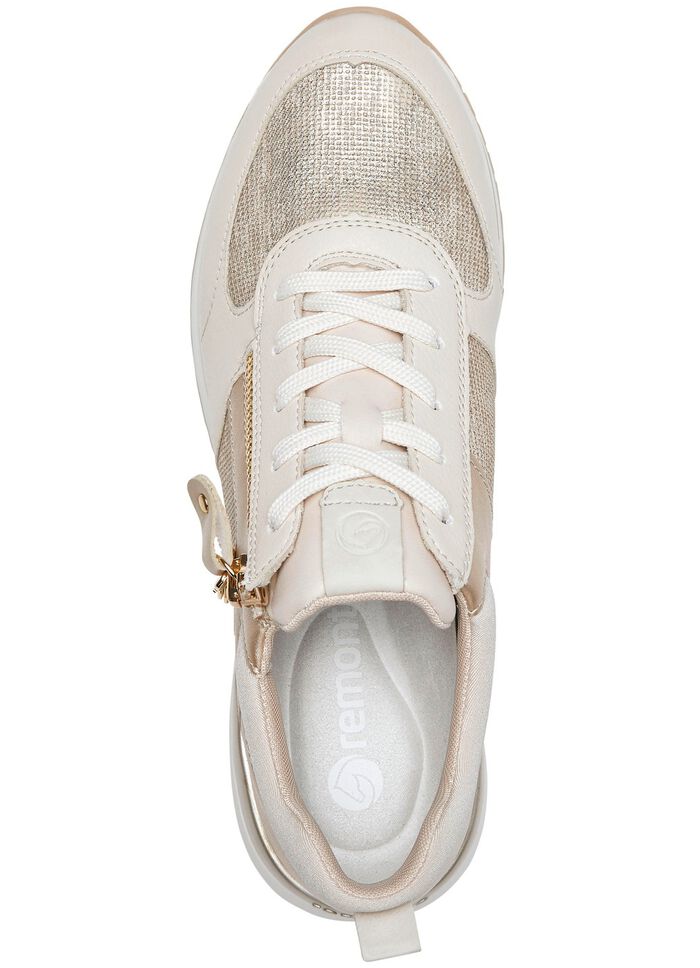 Remonte sneakers in een trendy look BEIGE-GOUD