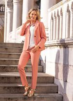 Broekpak van stretchgabardine 