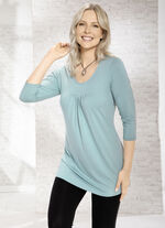 Prachtig shirt met plooien in 3 kleuren VERSTANDIG