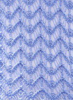 Trui van hoogwaardig garen met glanzend effect LICHTBLAUW GEMÊLEERD