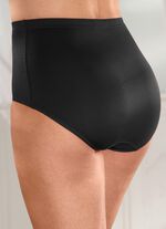 Vier-pack slip met elastische tailleband 2X BEIGE, 2X SCHWARZ