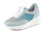 Ranger sneakers met kleurverloop, sprankelende strass steentjes BLEU