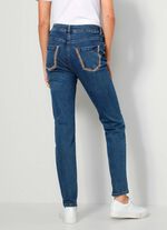Jeans met mooi borduurwerk in etnische stijl 
