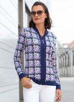 Blousejasje met geribd breisel 