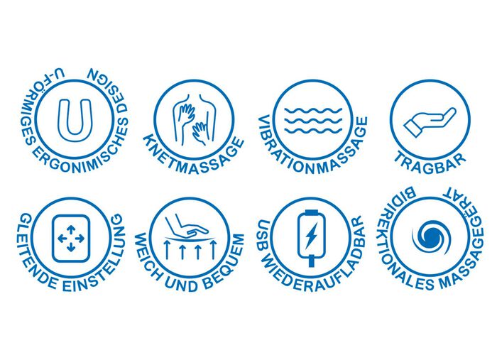 Nek- en schoudermassageapparaat 