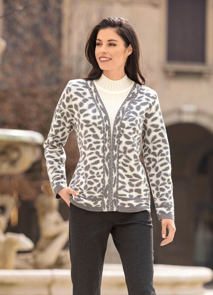 Trui in dubbele look 