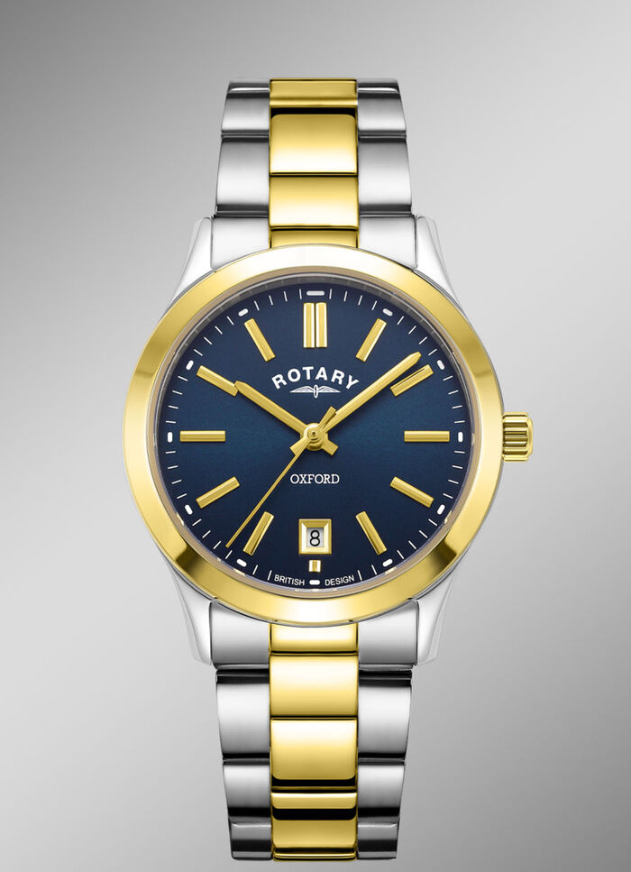 Roterend quartz dameshorloge met roestvrijstalen armbandkast 