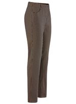 Broek met trendy pied-de-poulemotief 