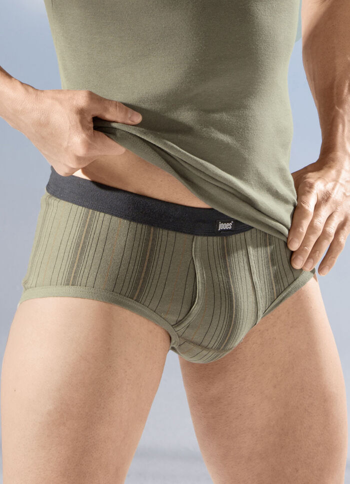 Set van vier slips met zachte tailleband 