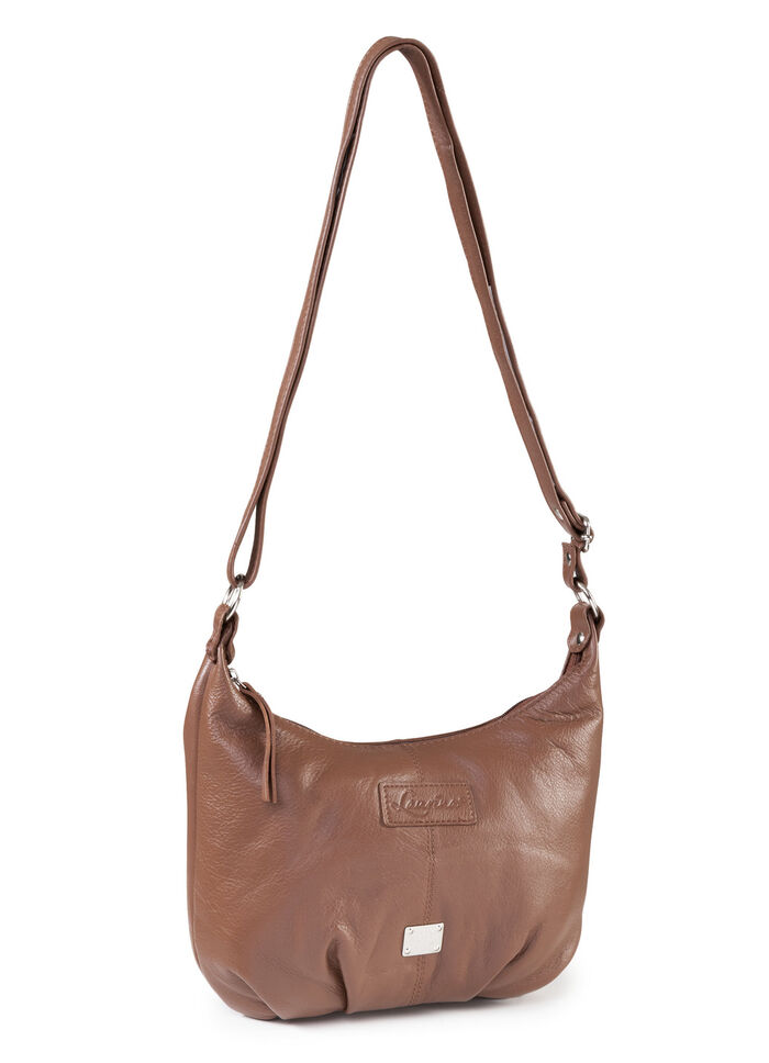 Laurina, tas, dames, één verstelbare schouderband COGNAC