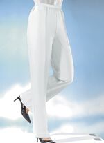 Broek in een comfortabele slip-on stijl in 8 kleuren ECRU