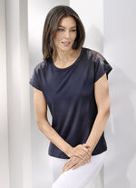 Shirt tuniek met edelstenen 