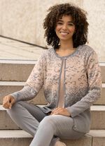 gebreide twinset in jacquarddesign 