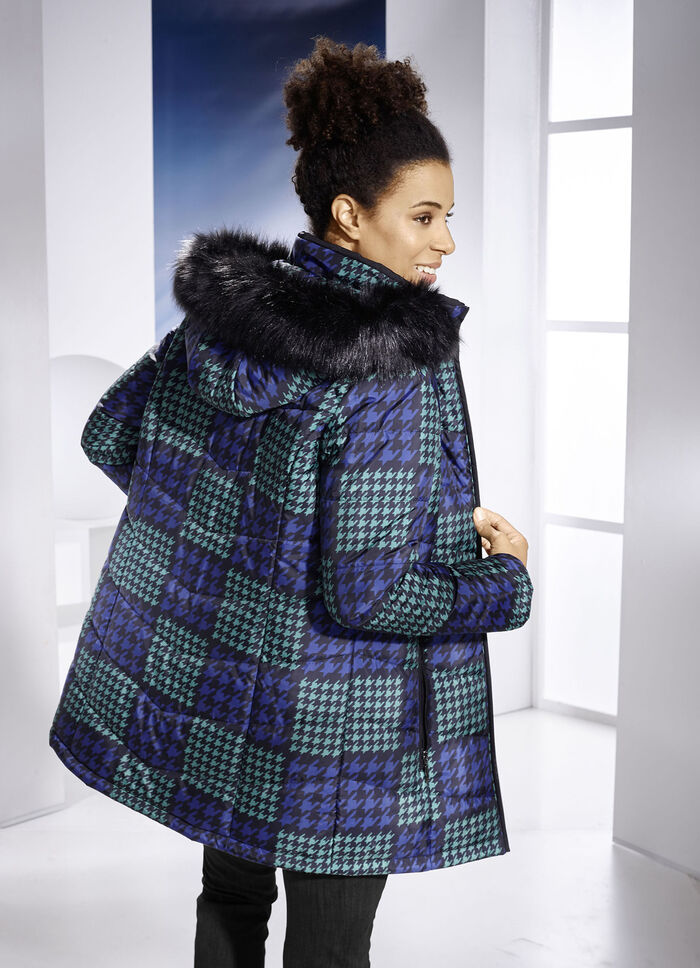 Jas met houndstooth-patroon 