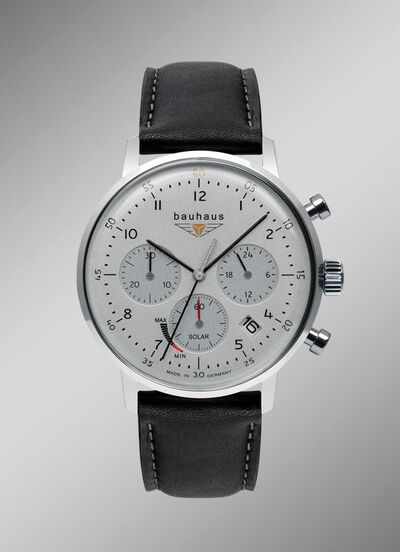 Bauhaus Classic solar herenhorloge 