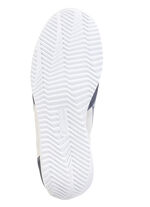 Waldläufer sneakers van een fijne leermix JEANS - NATUREL WIT