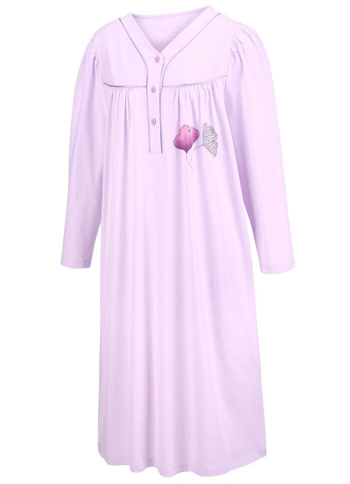 Twee-pack nachtjaponnen, 3/4-mouwen met knoopsluiting 