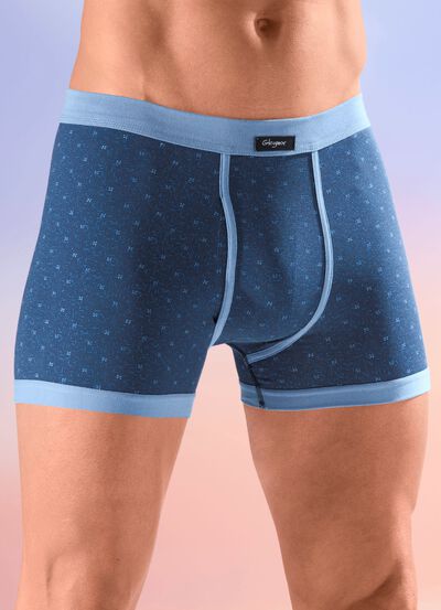 Vierpack onderbroeken met all-over design 