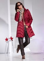 Korte jas met afneembare capuchon 