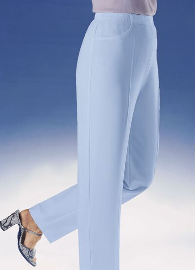 Broek met praktische zijzakken in 6 kleuren 