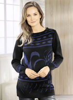 Trui met elegante glitter 