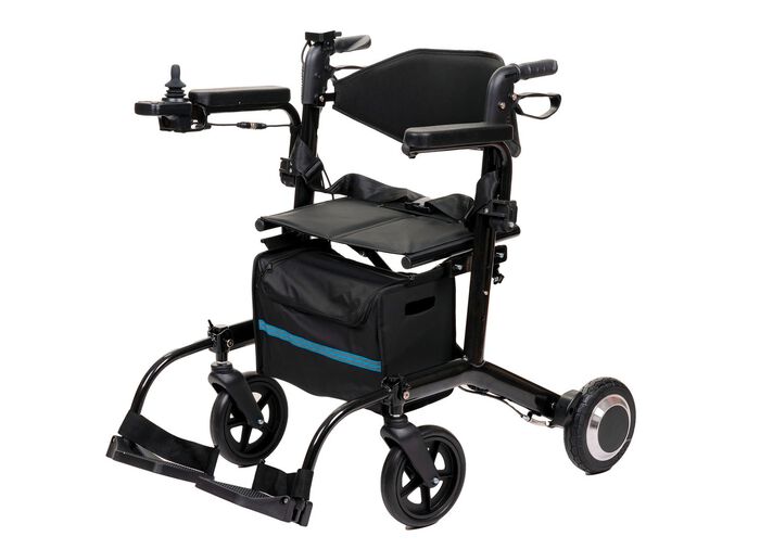 Elektrische rolstoel/rollator 2-in-1 