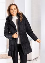 Lange jas met een aantrekkelijk ontwerp 