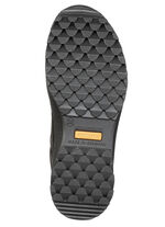 Gevoerde dameslaarzen, winterschoenen, breedte H, met pluche ZWART