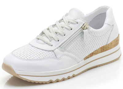 ELENA EDEN sneakers met vetersluiting en ritssluiting aan de zijkant 