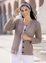 Vest in mesh-look 