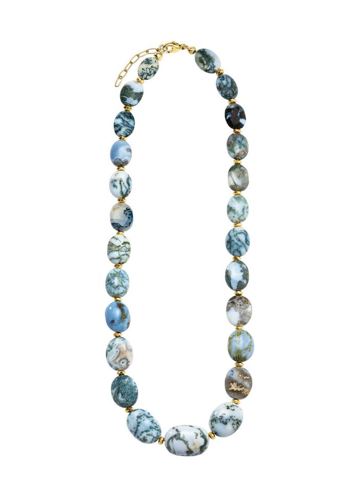 Stralende set met opaal en hematiet 