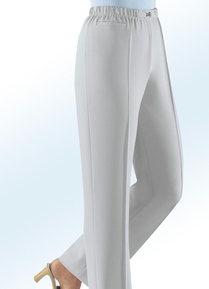 Broek in pull-on model LICHTGRIJS